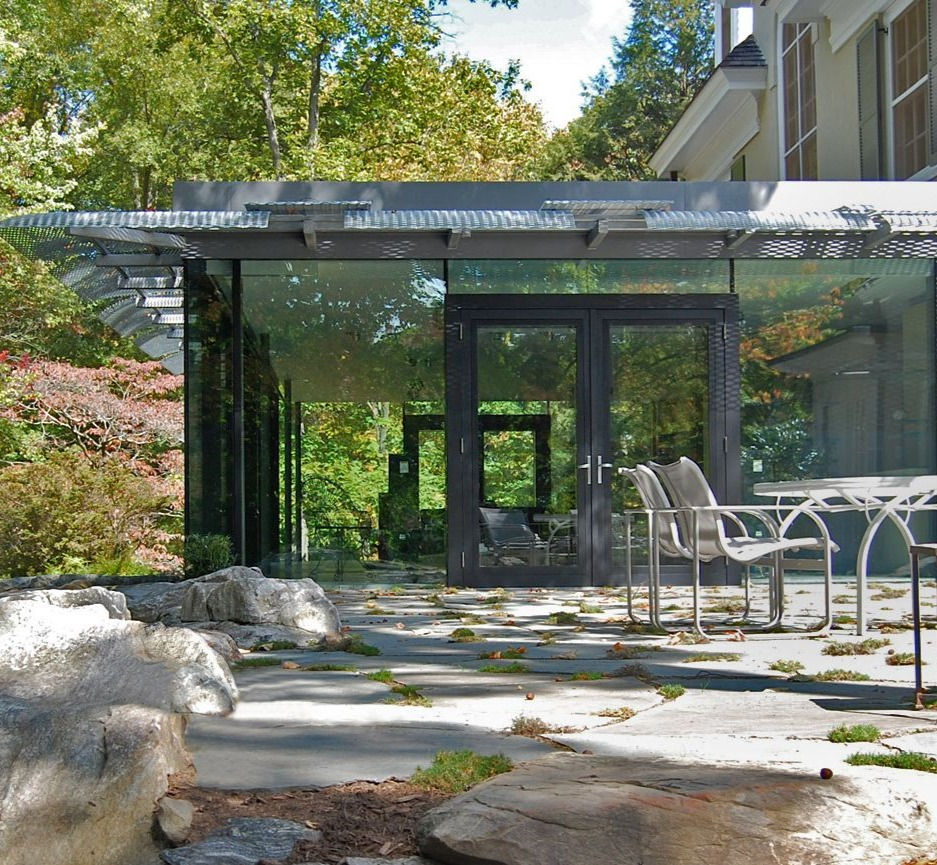 Commercial Steel & Glass Canopy