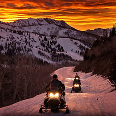 Sunset Sledding