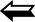 Black and White Left Arrow 