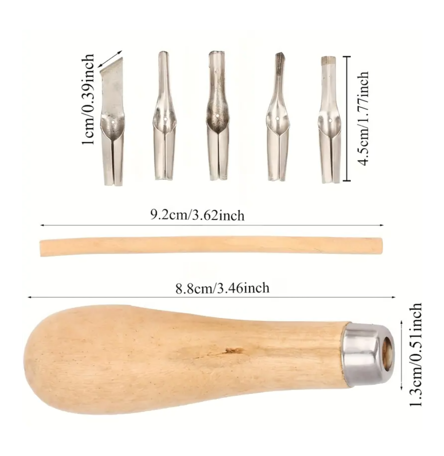 Set de 5 gouges pour linogravure