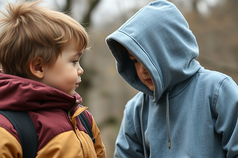 Kids, not to talking to a man in hoody face hidden.jpg
