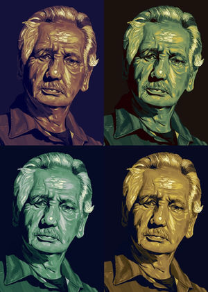 Portrait Digital Illustration Colorized
