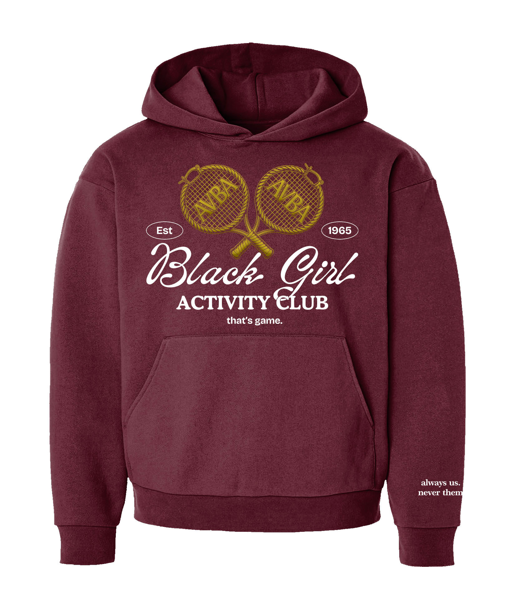Rich Notes of Bordeaux Hoodie