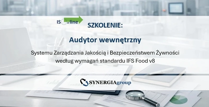 SZKOLENIE ONLINE: System Zarządzania Jakością według wymagań normy ISO 9001:2015 
omówienie kluczowych wymagań normy