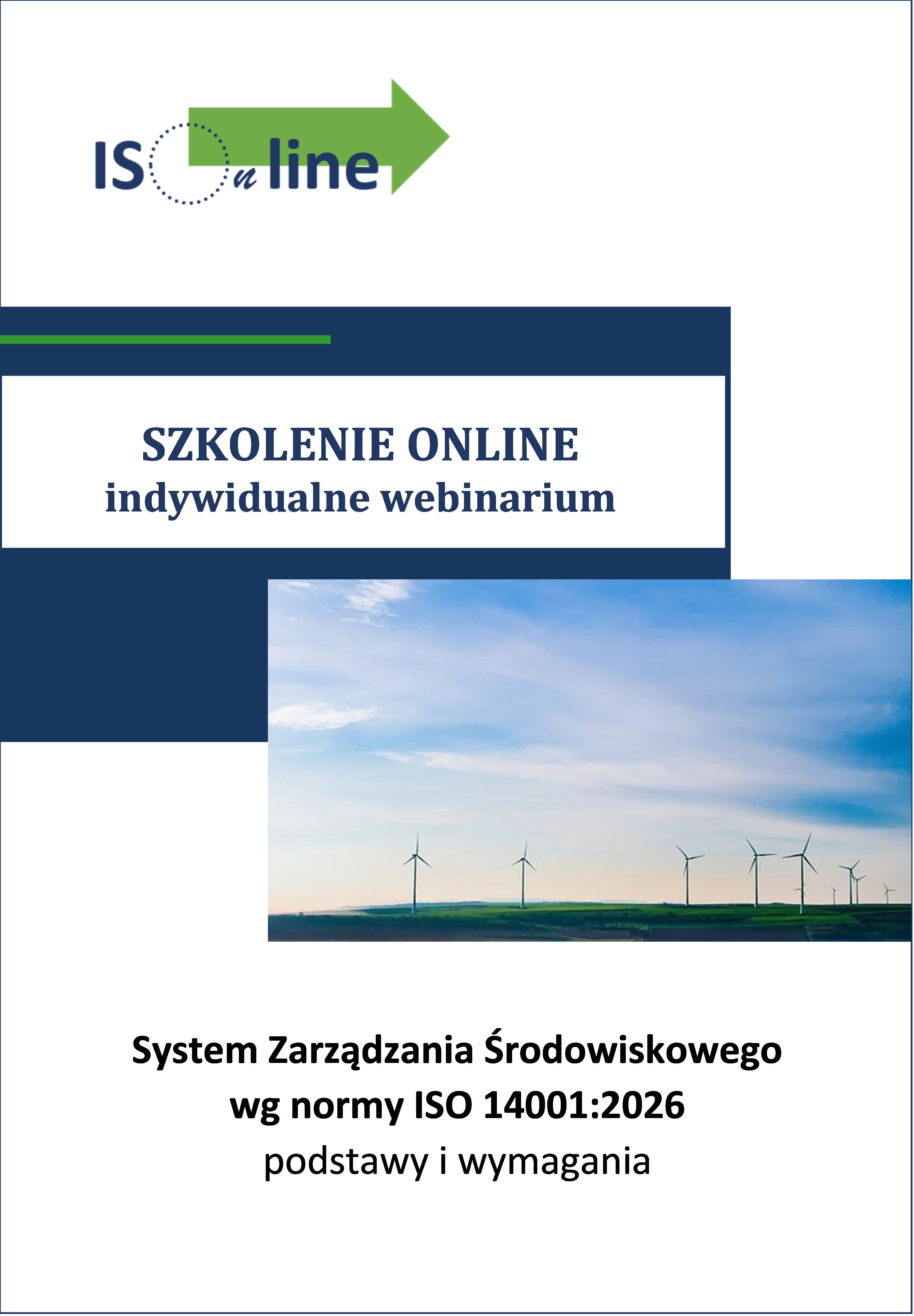 Szkolenie online webinarium ISO 14001:2026 Podstawy i wymagania
