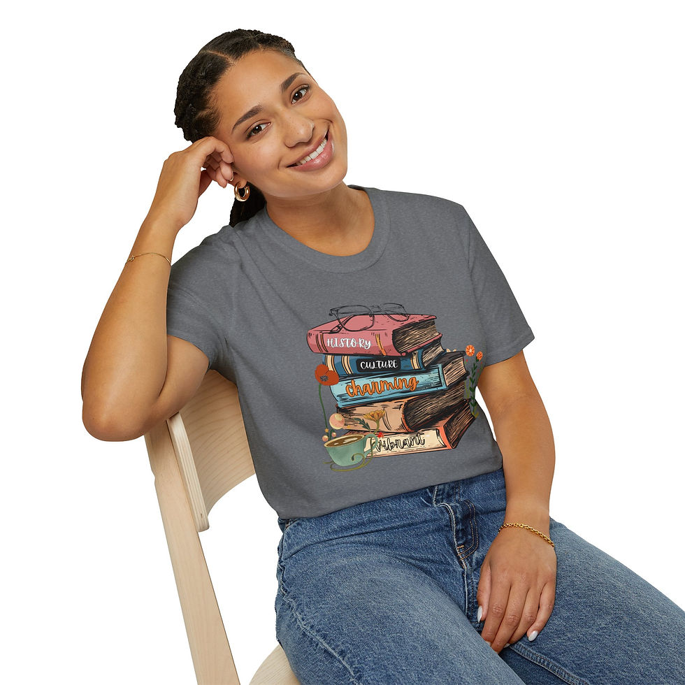 Thumbnail: Literacy Stack Vintage Vibe Tee