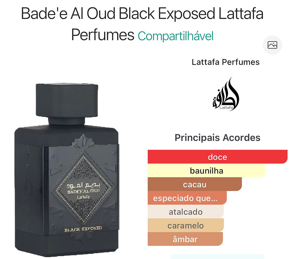 Miniatura: Bade’e al oud black exposed LATTAFA