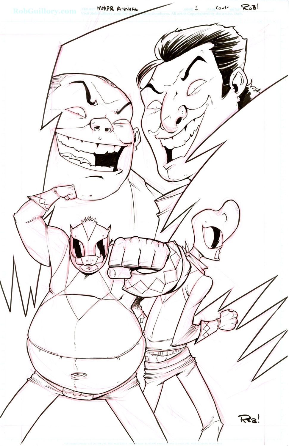 Mighty Morphin Power Rangers Annual #1 Cover