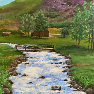 River In Iceland Village