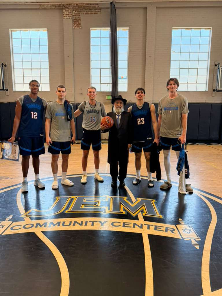 Rabbi and Oklahoma Team