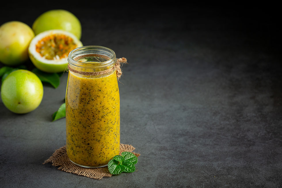 Thumbnail: PASSION FRUIT OATMILK SMOOTHIE