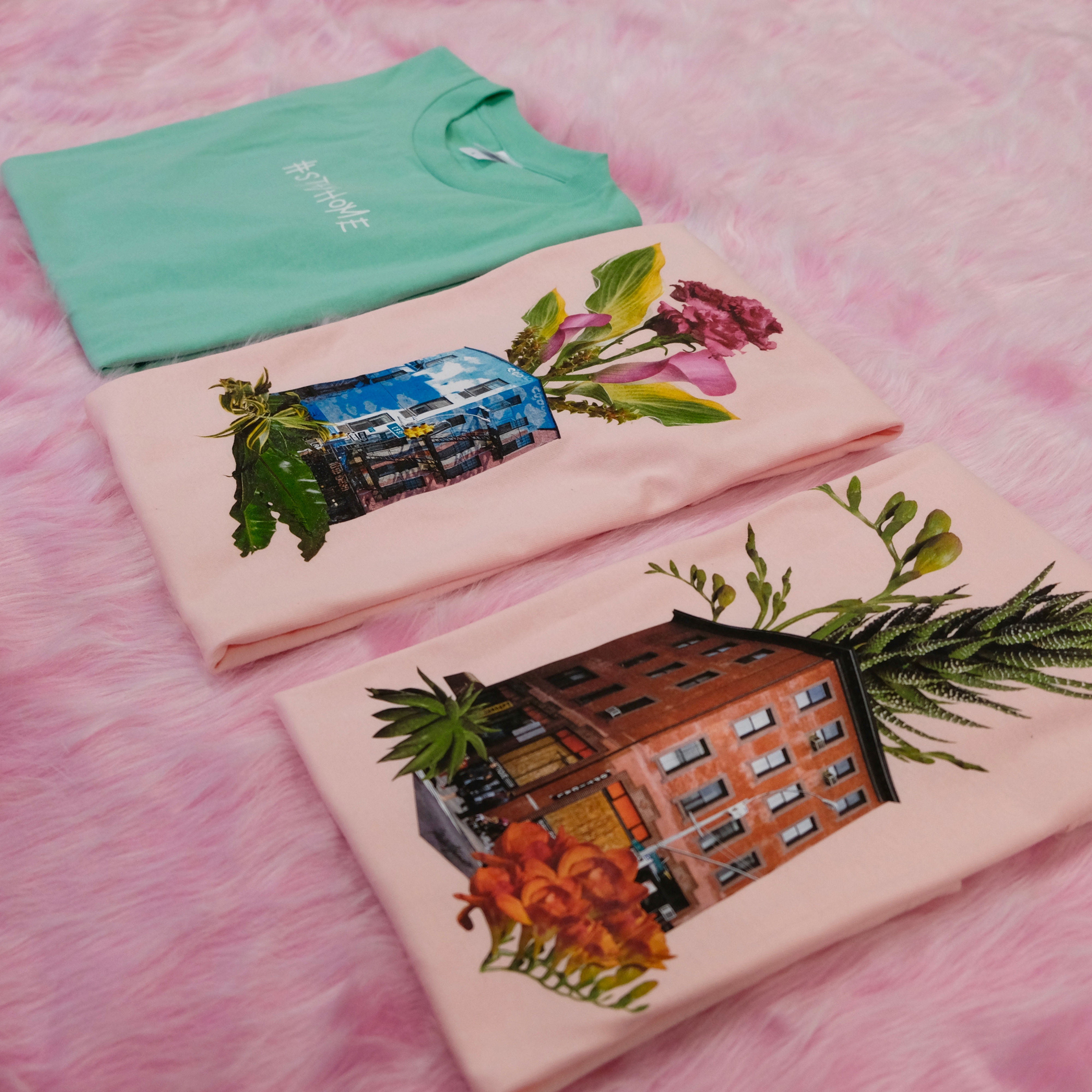 可愛い家着Tシャツ