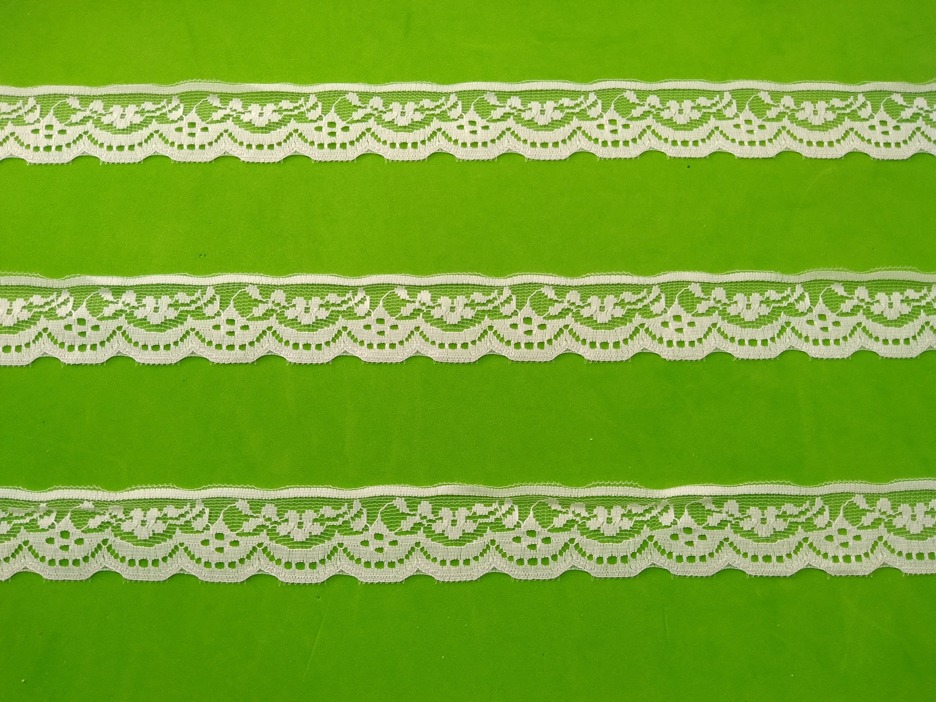 Renda 3,5 cm 100% POLIESTER