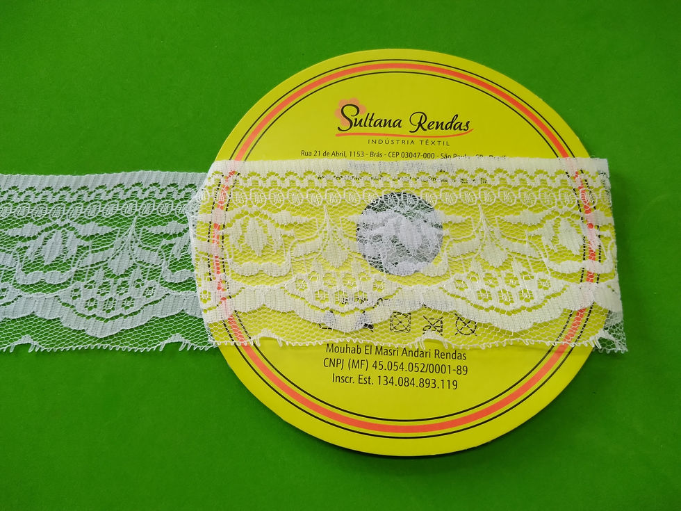 Miniatura: Encaje 7,5 cm poliéster PE88