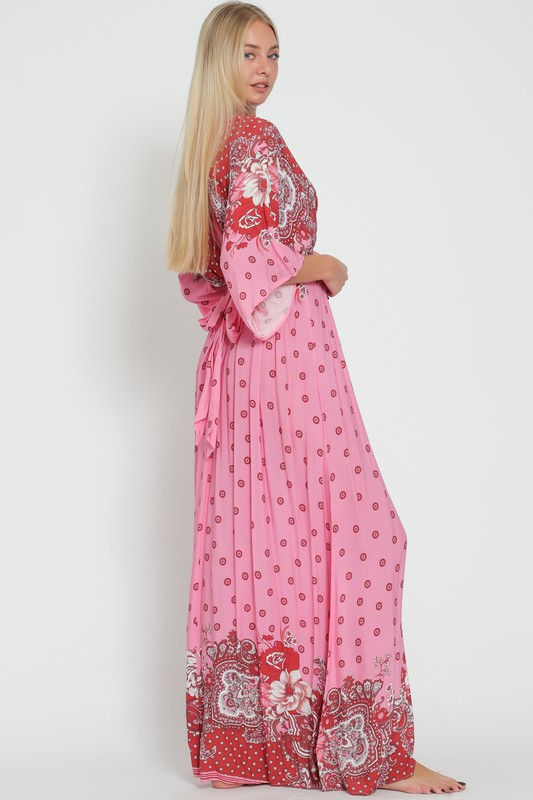 Miniatura: kimono maxi dress