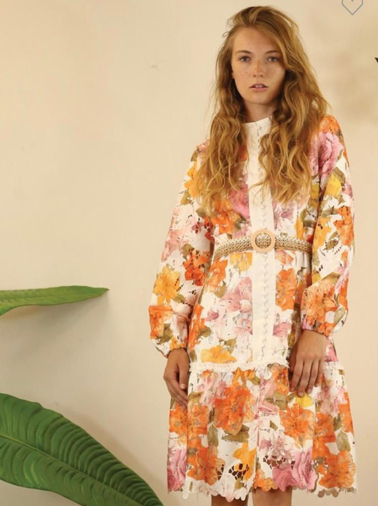 Thumbnail: Floral Lace Tulip Dress