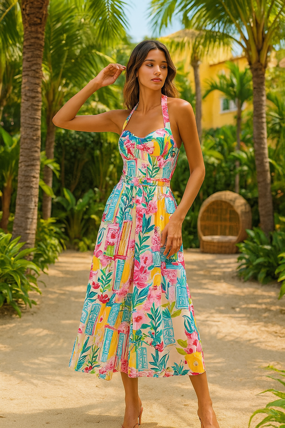 Thumbnail: Santorini Bloom Dress