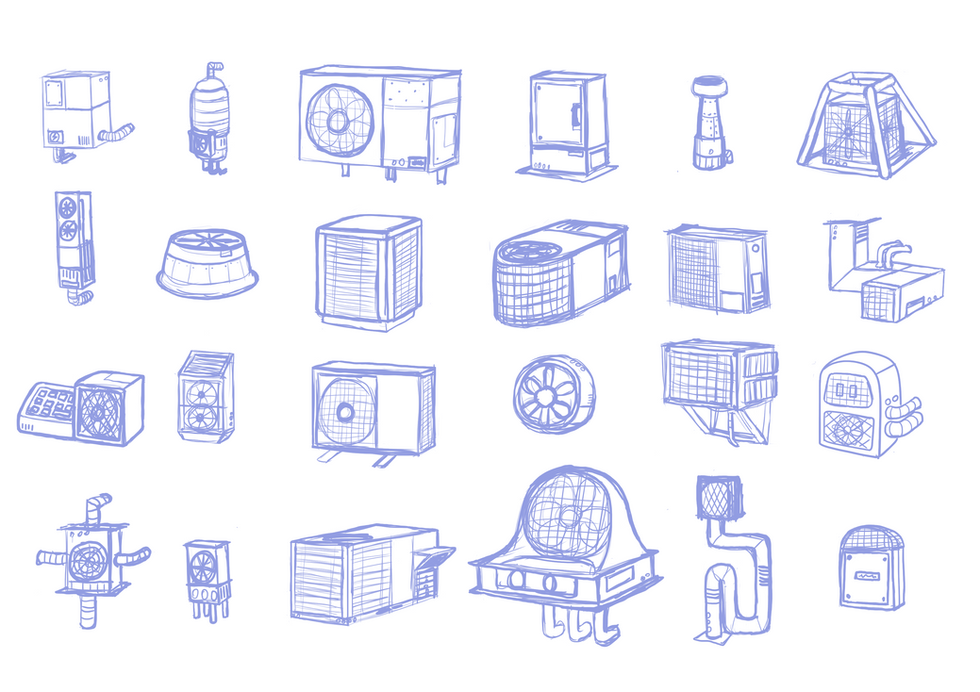 Concept piece for air vents in the Euphony Music Video.