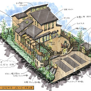 G邸 建物及びエクステリア計画 コミュニケーションパース