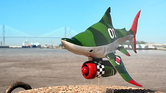 Savannah jet shark designer toy