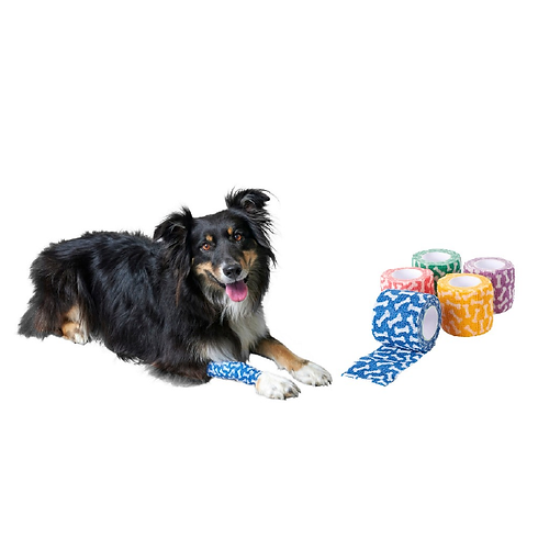 Miniatura: Kruuse - Venda Fun-Flex Huesitos 10 cm x 4.5 m. - 01 rollo