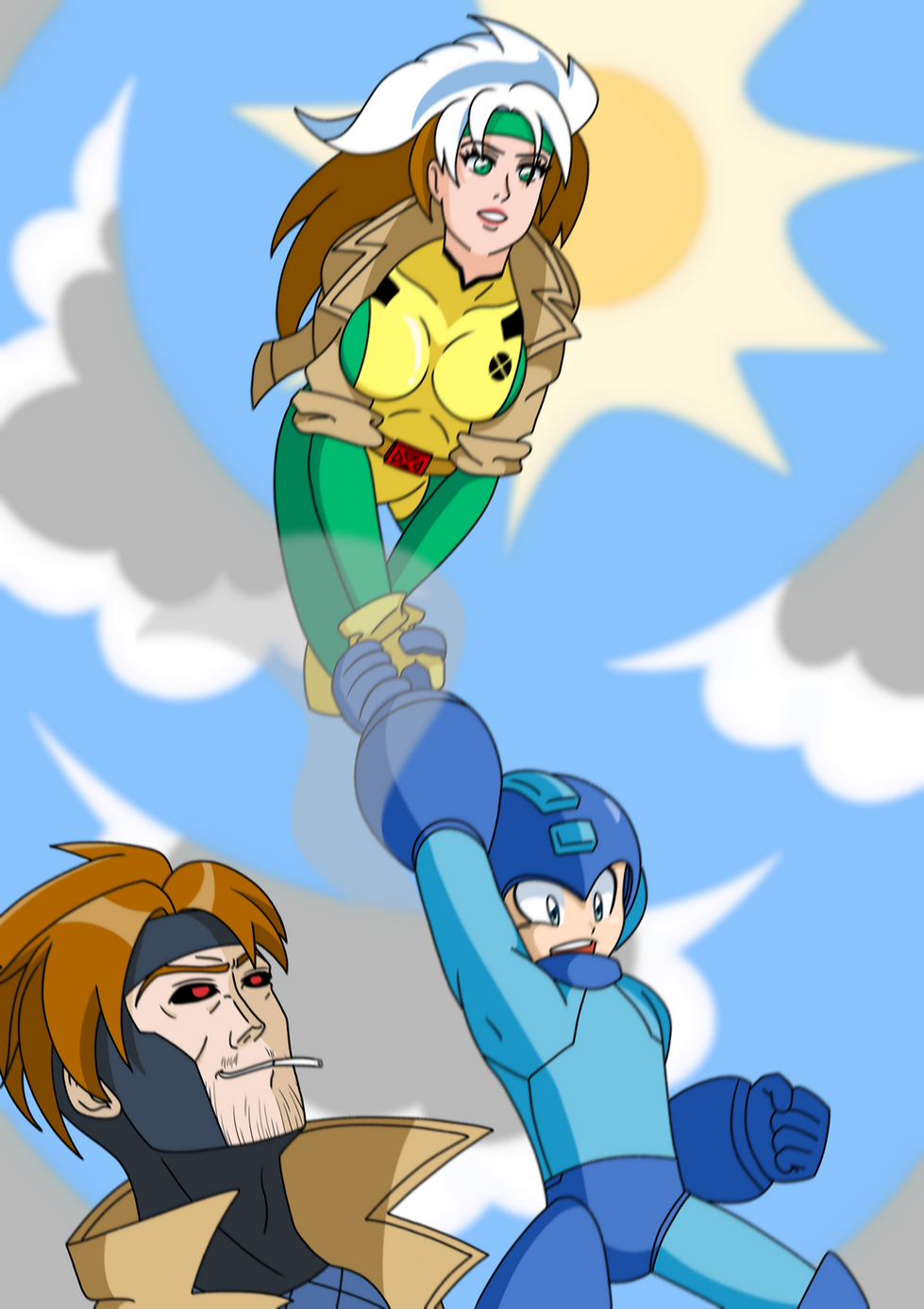 Rouge and megaman feat. gambit.png