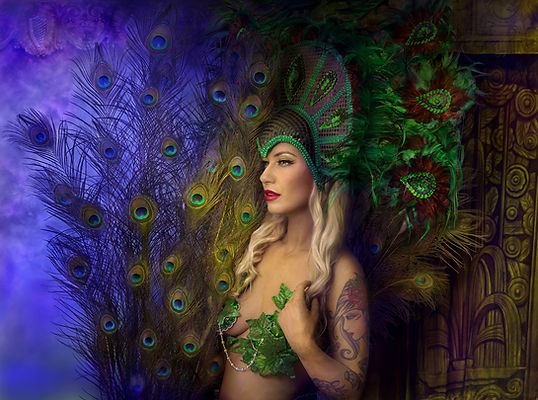 Daniel Kneebone | Angel Peacock | Archival digital print | 100 x 74cm | 2017