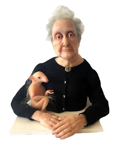 RITA + HER PET JUDE by New South wales artist LAURI SMITH