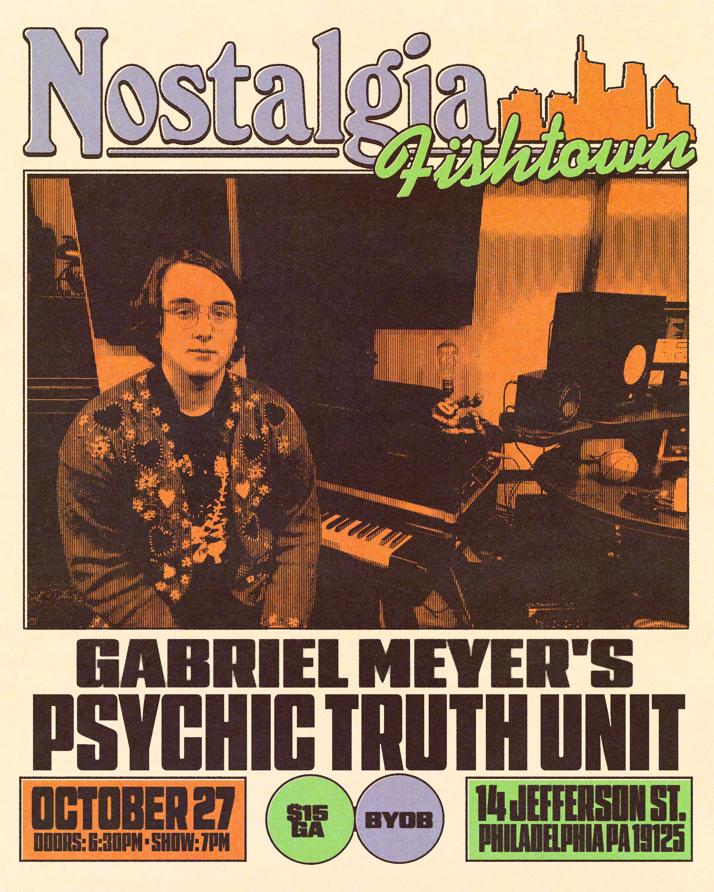 Gabriel Meyer's Psychic Truth Unit artwork from Nostalgia Fishtown