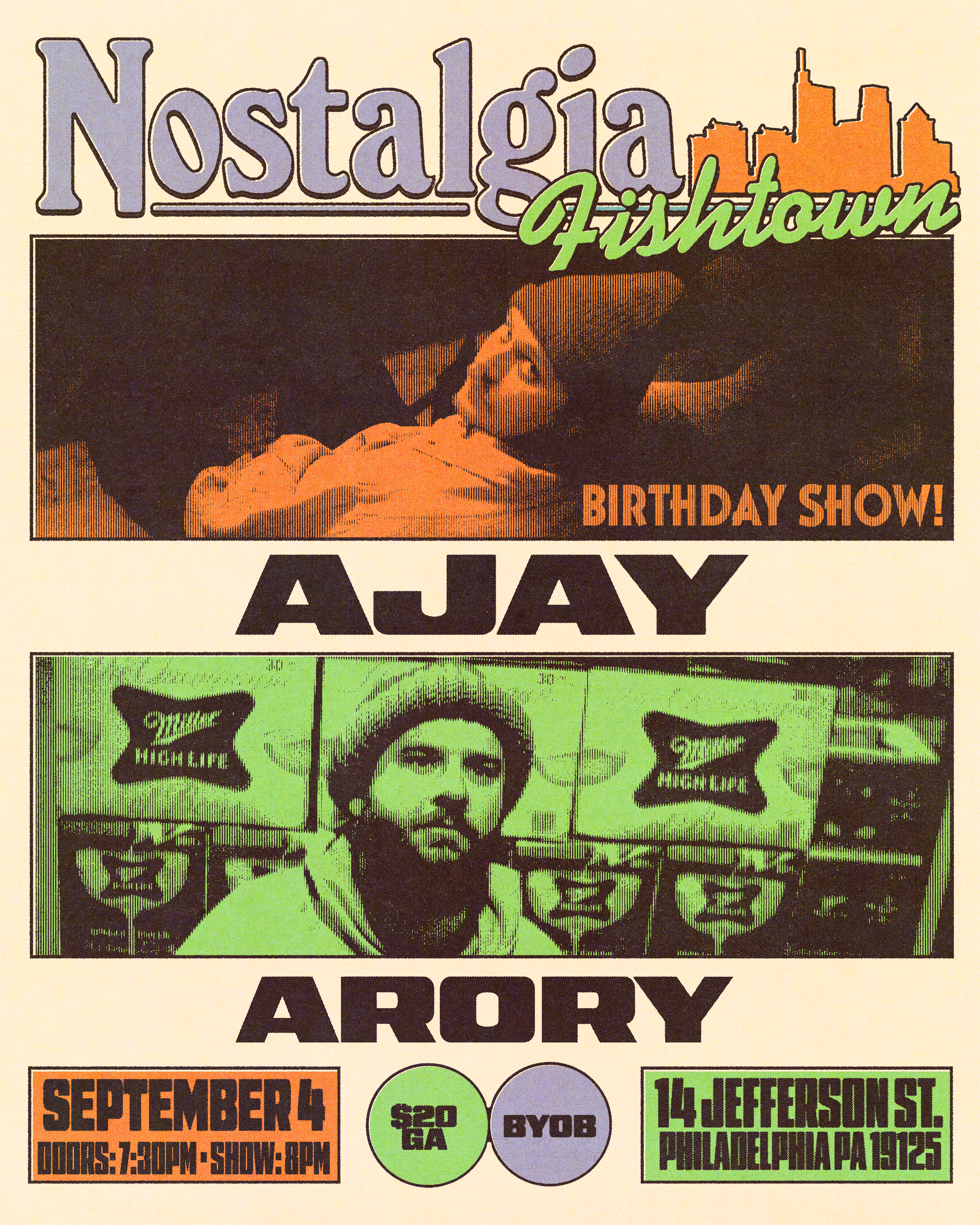 Ajay & Arory artwork from Nostalgia Fishtown