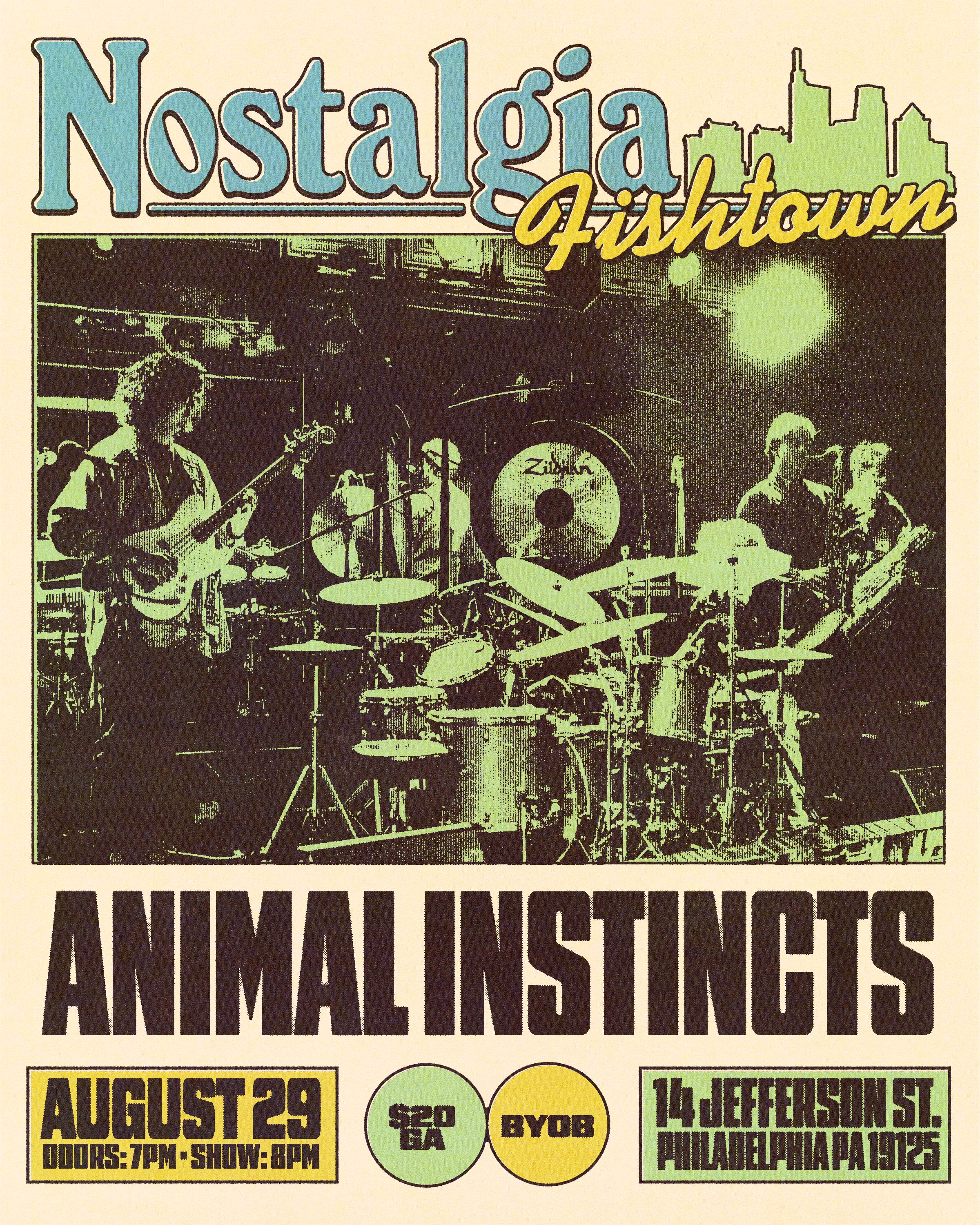 Animal Instincts artwork from Nostalgia Fishtown