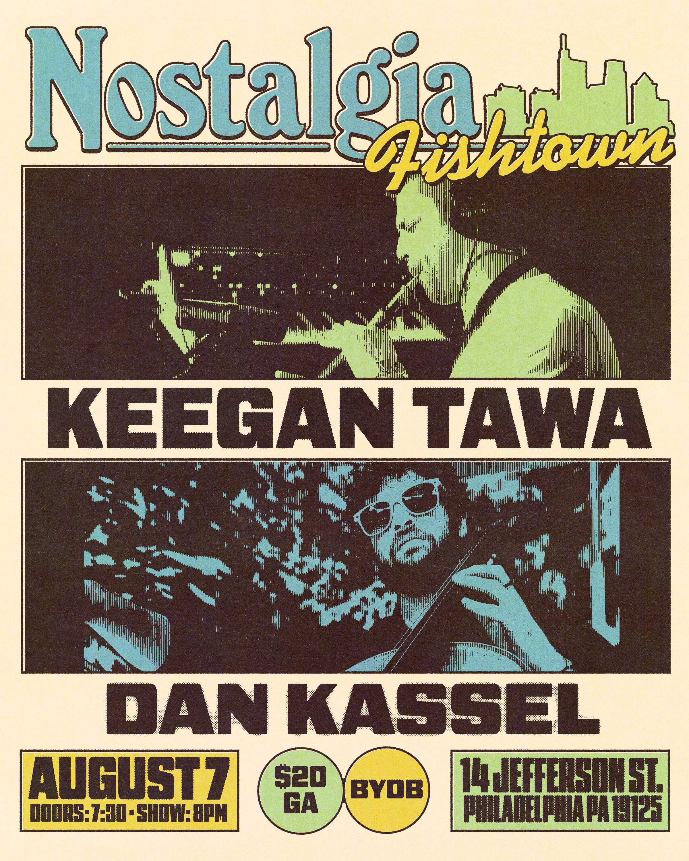 Keegan Tawa & Dan Kassel artwork from Nostalgia Fishtown