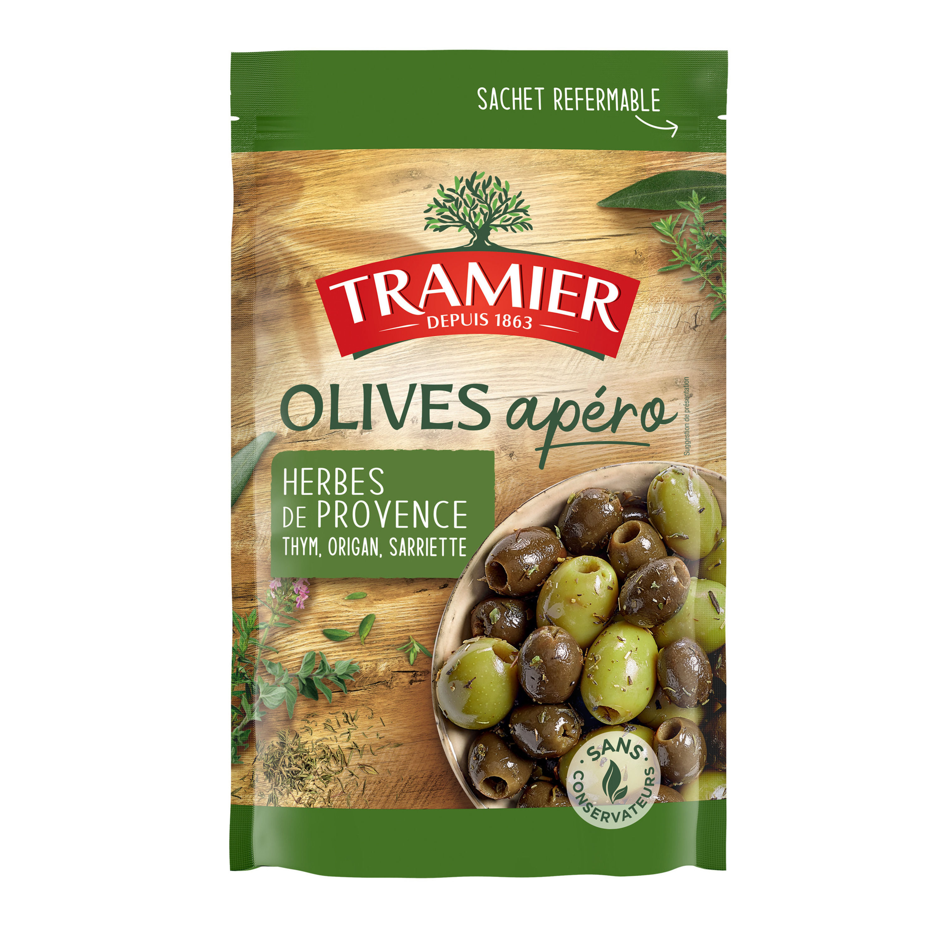 Olives Herbe de Provence Tramier (150grs)