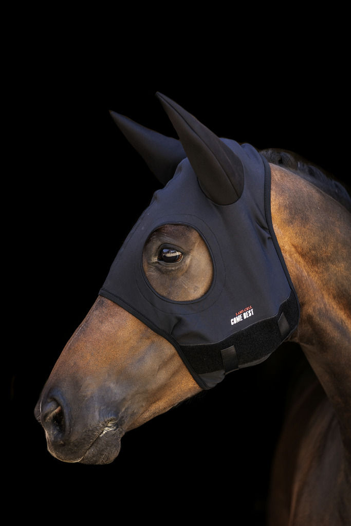 Thumbnail: LAMI-CELL "Titanium" Fly mask with ears