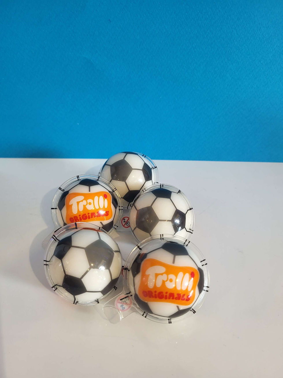 Lot de 5 bonbons ballon de Foot (Super Kick)
