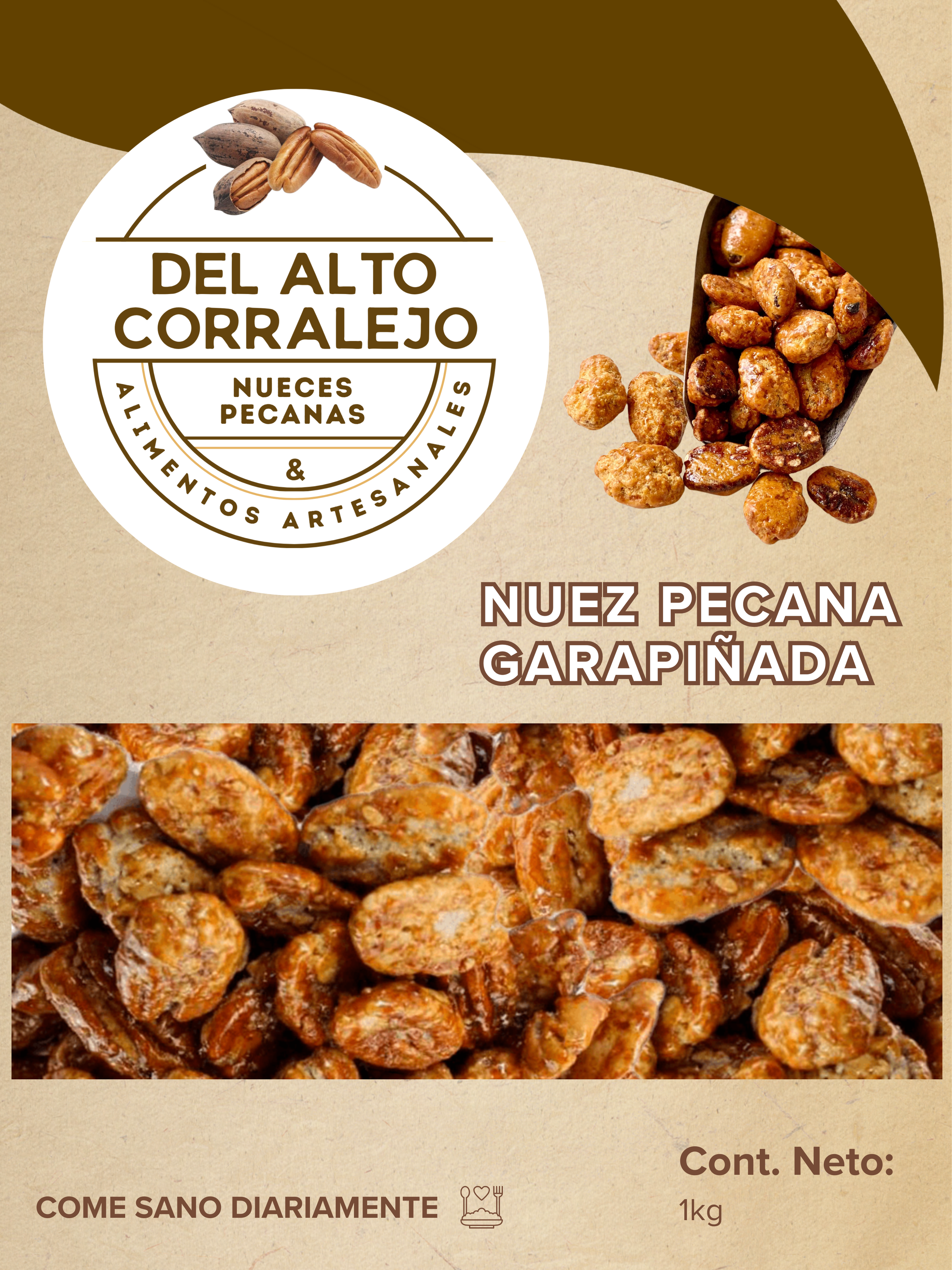 Nuez Pecana Garapiñada 1k