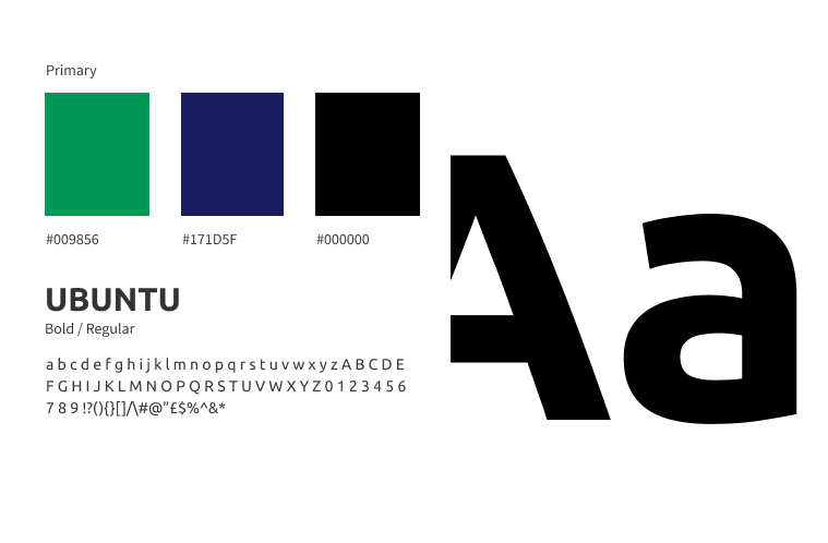Miles & Miles color palette and font choices, reflecting a modern, professional, and approachable brand identity.