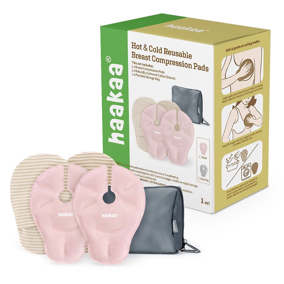 Thumbnail: Haakaa Hot & Cold Reusable Breast Compression Pads