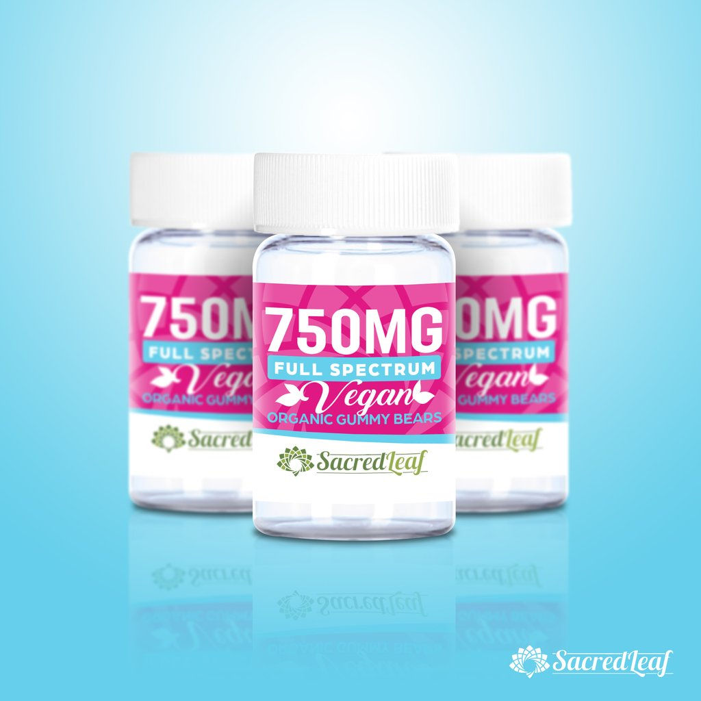 Full Spectrum Gummy Bears - 750MG