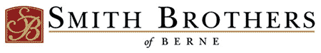 Smith Brothers furniture logo with red and gold insignia
