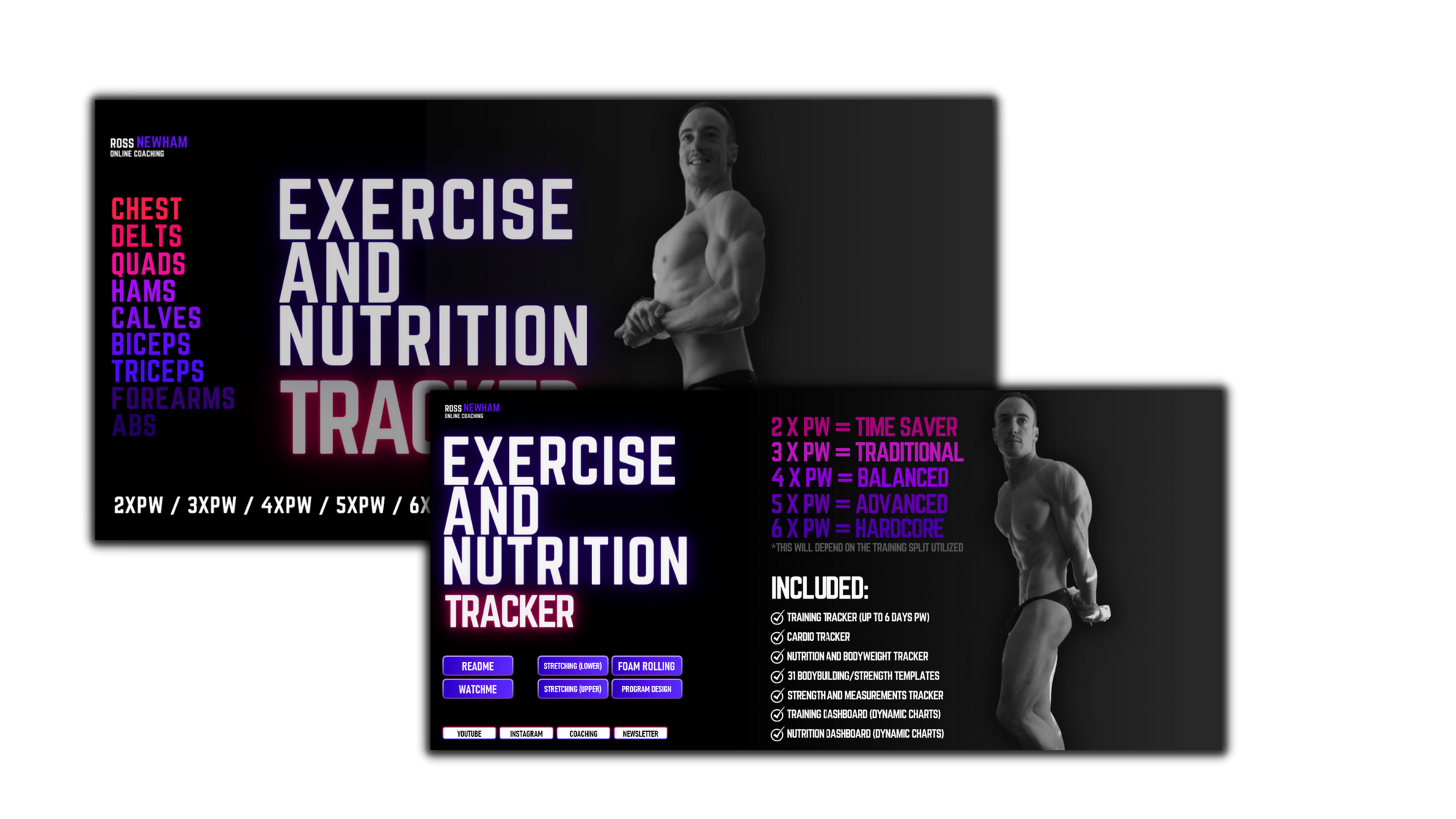 Excel Exercise and Nutrition Tracker