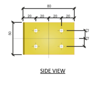 Thumbnail: 3D - CB Connection Bracket ( 80 x 80 )