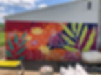 Mural painted on barn wall in nebraska