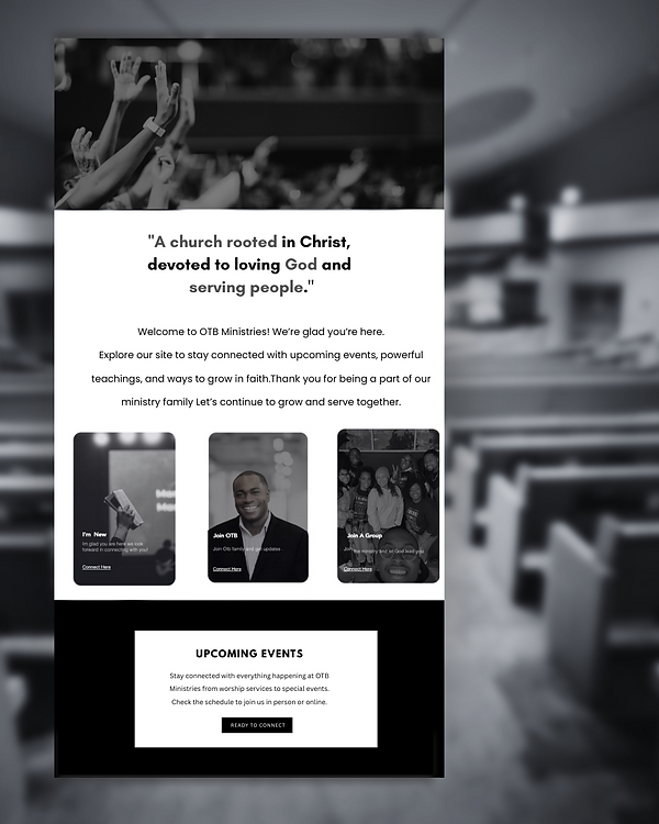 Welcome to OTB Ministries! We’re glad you’re here. Explore our site to stay connected with