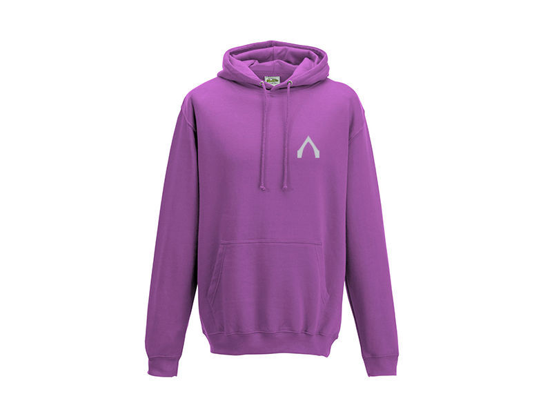 sweat mixte capuche pinky purple