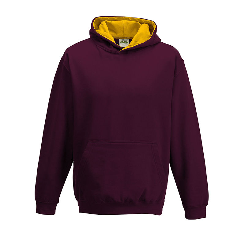 sweat enfant CDN burgundy-gold