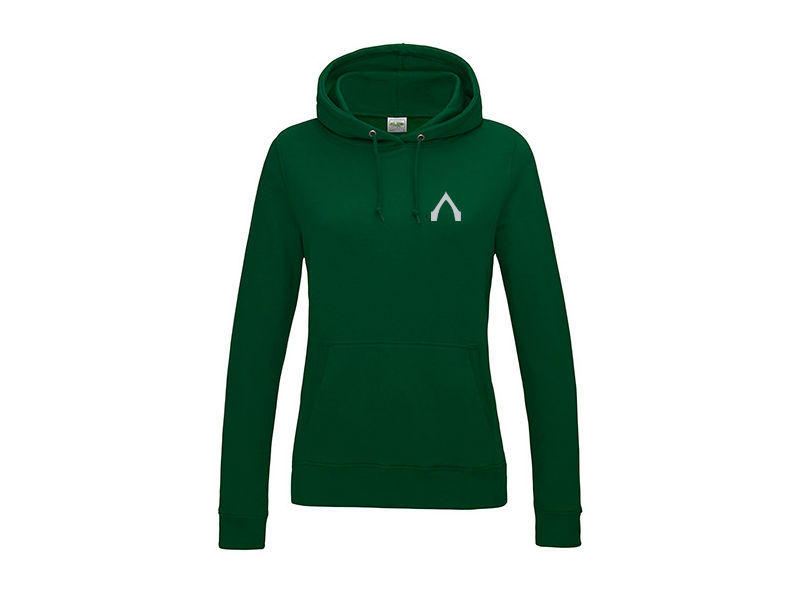 sweat femme capuche bottle green