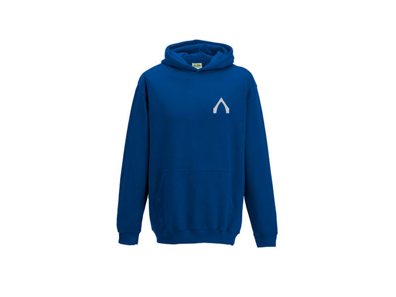 sweat enfant capuche royal blue