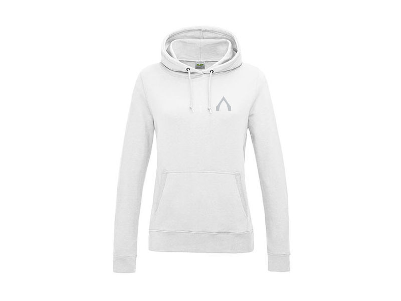 sweat femme capuche arctic white