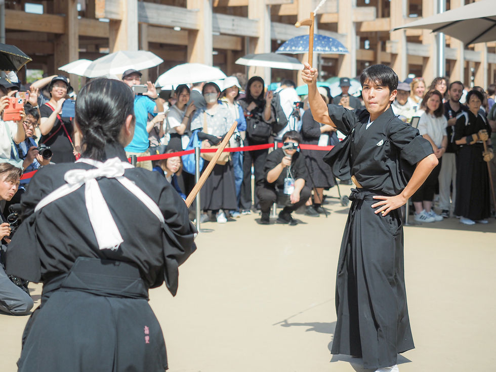 天道流・剣と鎖鎌を用いた演武